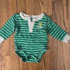 6 Month long sleeve bodysuit